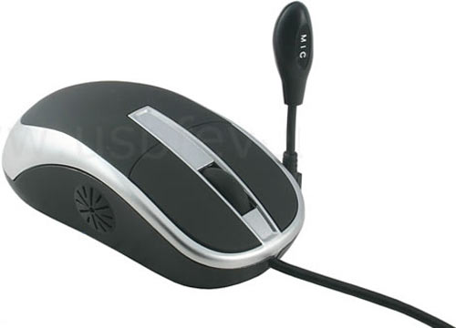 3 in 1 Mouse with Microphone and Speaker