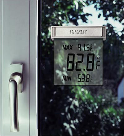 Outdoor LCD Window Thermometer