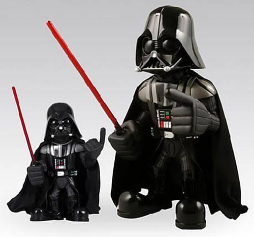 oversized darth vader doll