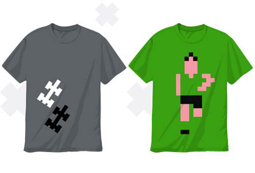 Geeky Clothing - The Pixel T-Shirts