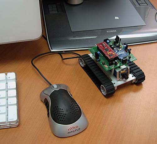 Geeky Toys - The SRV-1 Mobile Surveillance Robot