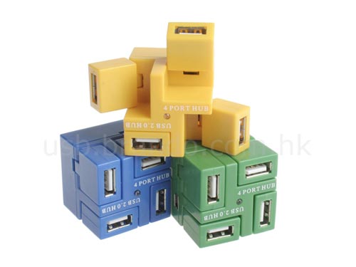 Geeky Gadgets - 4 Port USB Cubic Hub