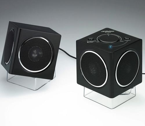 Geeky Gadgets – JVC SP-A440 Surround Sound Cubic Speakers