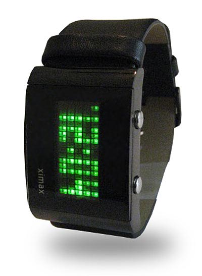 Geeky Watches - The LED Dot Matrix Display Watch