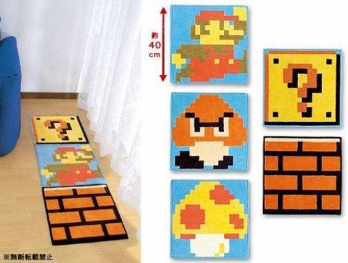 Totally Geeky - Mario Floor Mats
