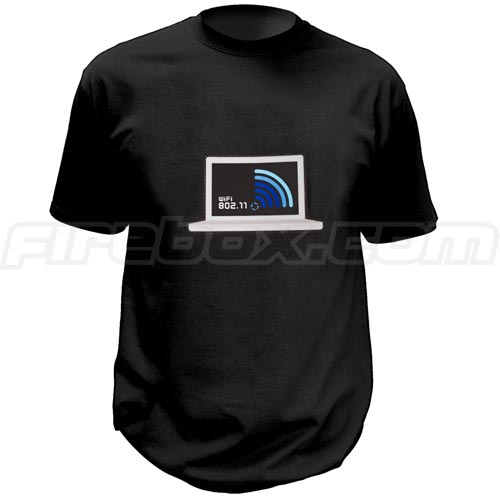 Geeky Clothing - The Wi-Fi Detecting T-Shirt