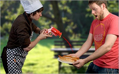 The Condiment Gun