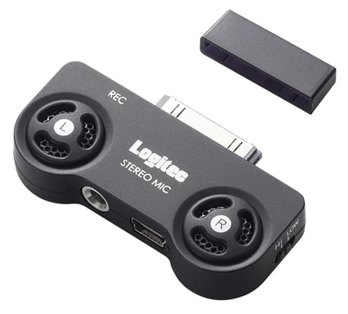 Turn your iPod into a sound recorder with the Logitec LIC-iREC0