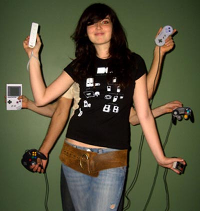 Geeky Clothing – The Nintendo Family Tree T-Shirt