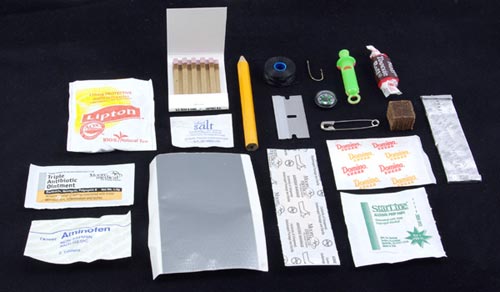 Survival Kit in a Sardine Can