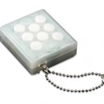 electronic bubble wrap keychain