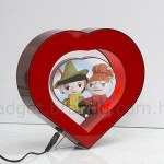 heart in heart floating photo frame