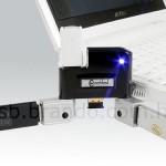 usb 4 port revolving hub
