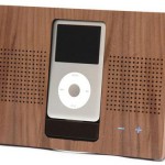 wooden ipod dock