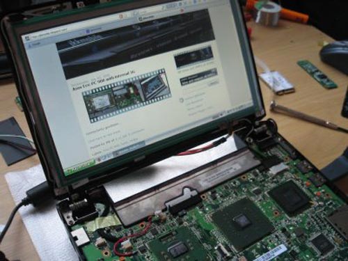 asus eee pc touchscreen mod