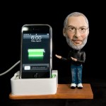steve jobs bobblehead iphone dock