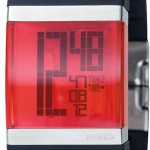 philippe starck crystal clear lcd watch