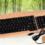 wooden keyboard