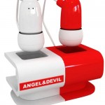 angel devil earphones