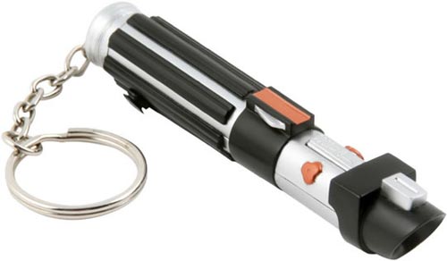 Darth Vader Lightsaber Flashlight Keychain