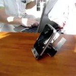 walking iPhone robot