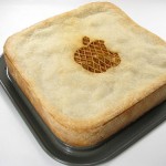 apple logo pie