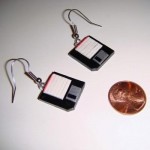 floppy disk earrings