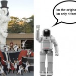 giant asimo robot
