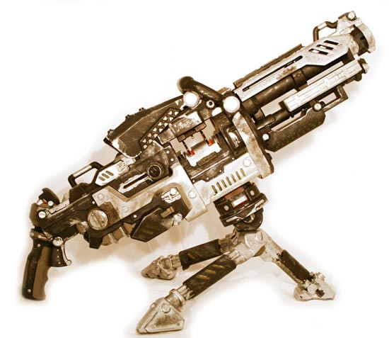 nerf chain gun
