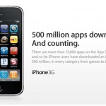 iPhone App Store hits 500 Million Downloads