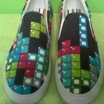 Custom Painted Video Game Shoes