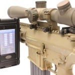 iPod Touch mounted on a M110 Sniper Rifle