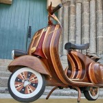 Hand Made Wooden Vespa