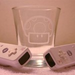 1up Mushroom Glass
