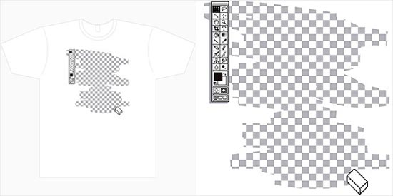 invisible t-shirt