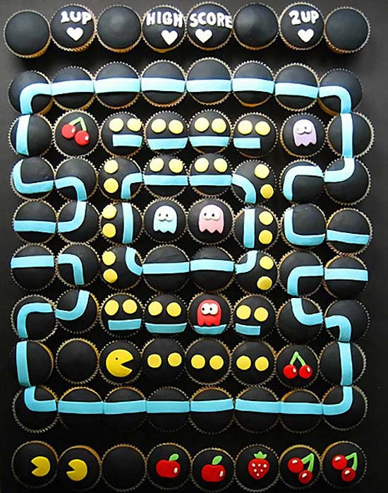 pacman cupcakes