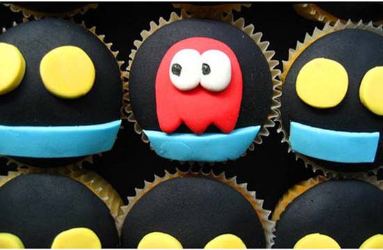 pac man cupcakes