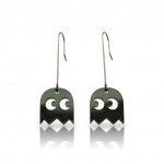 pacman ghost earrings