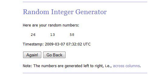 random-numbers