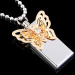 USB Jewel Butterfly Flash Drive