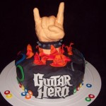 Guitar Hero Cake