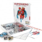 pixelated superhero magnets