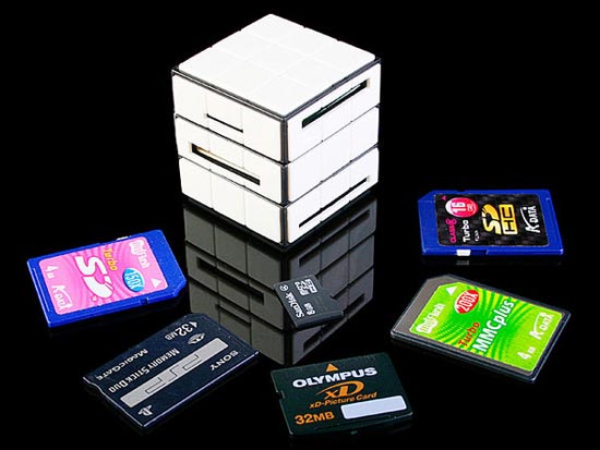 Rubik's Cube Card Reader