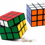 Rubik's Cube Salt and Pepper Mills