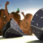 Solar Powered Gramo Speakers