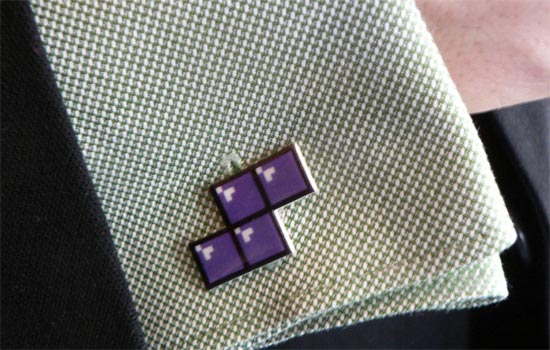 Tetris Cufflinks
