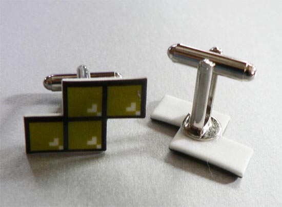 Tetris Cufflinks