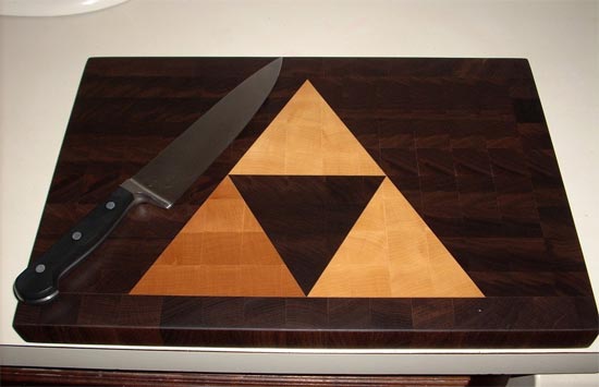 Legend of Zelda Triforce Cutting Board