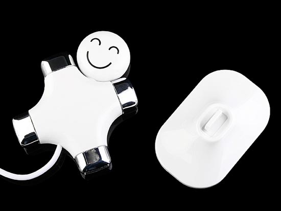 USB Happy Kid 4 Port Hub