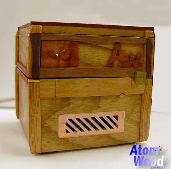 AtomWood Handmade Wooden PC